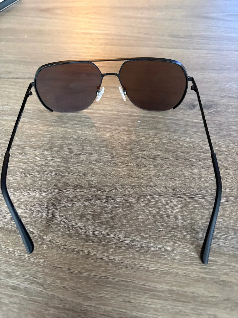Guess Black Frame Sunglasses with Brown Lenses